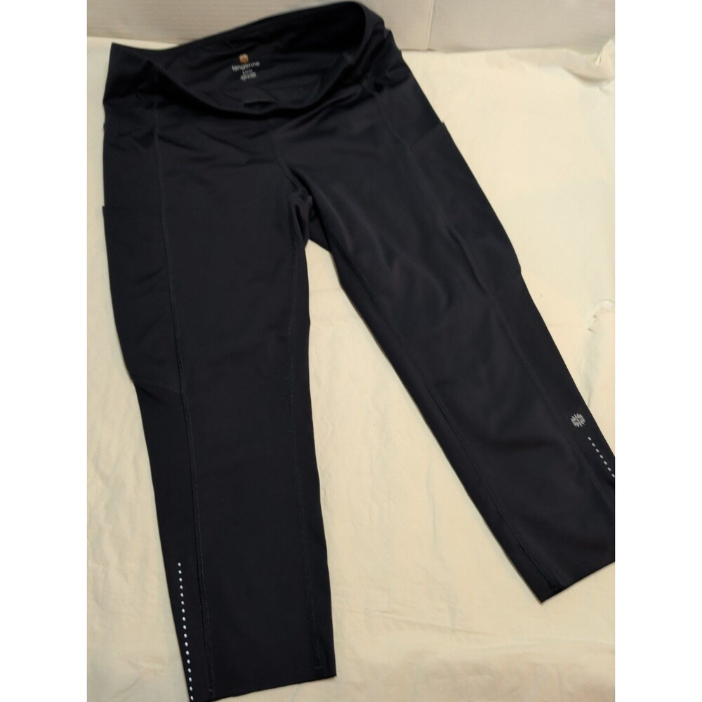Tangerine Active Workout Cropped Navy S Women's Leggings